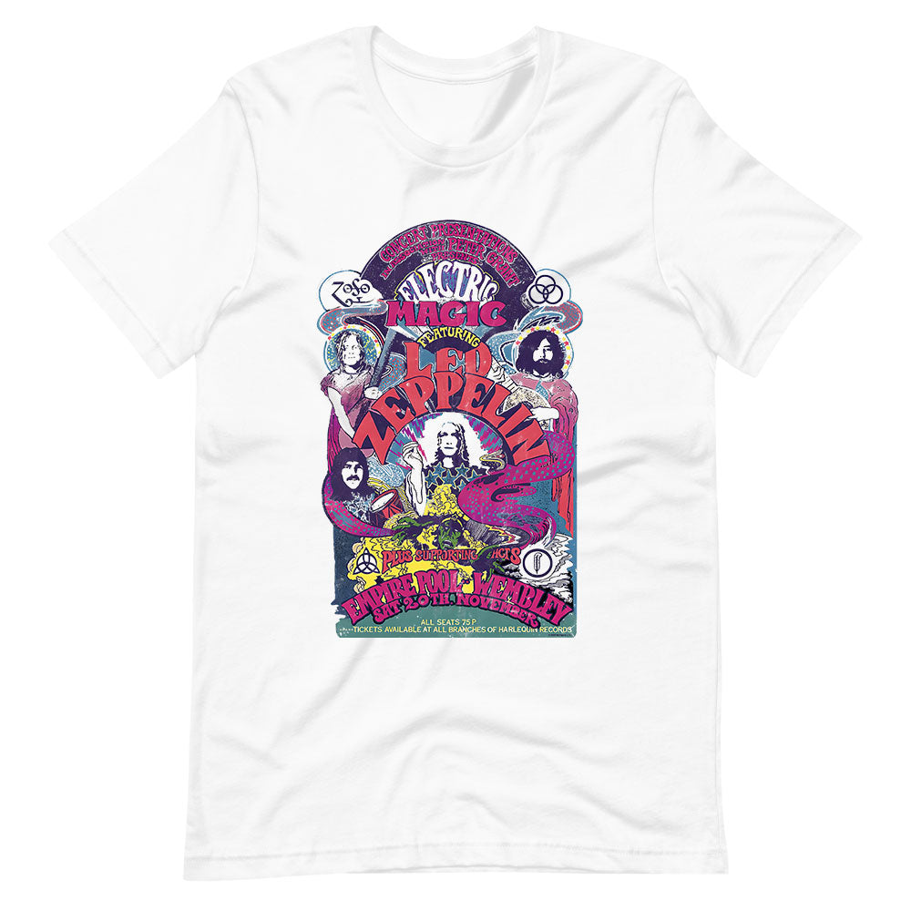 Led zeppelin electric magic t shirt best sale