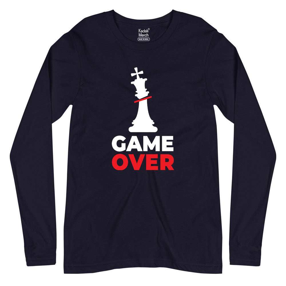 Chess Game Over Full Sleeves T-Shirt