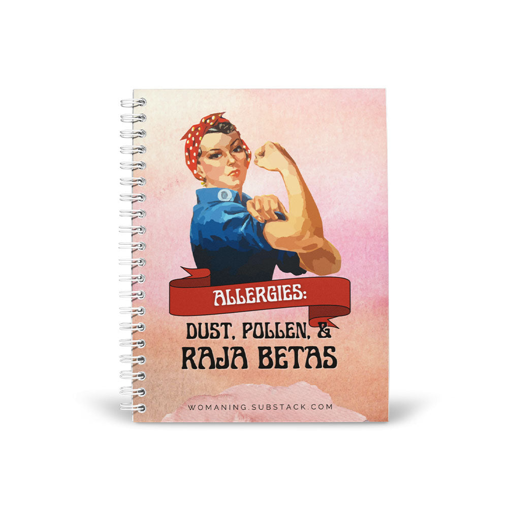 Allergies Figurine Notebook