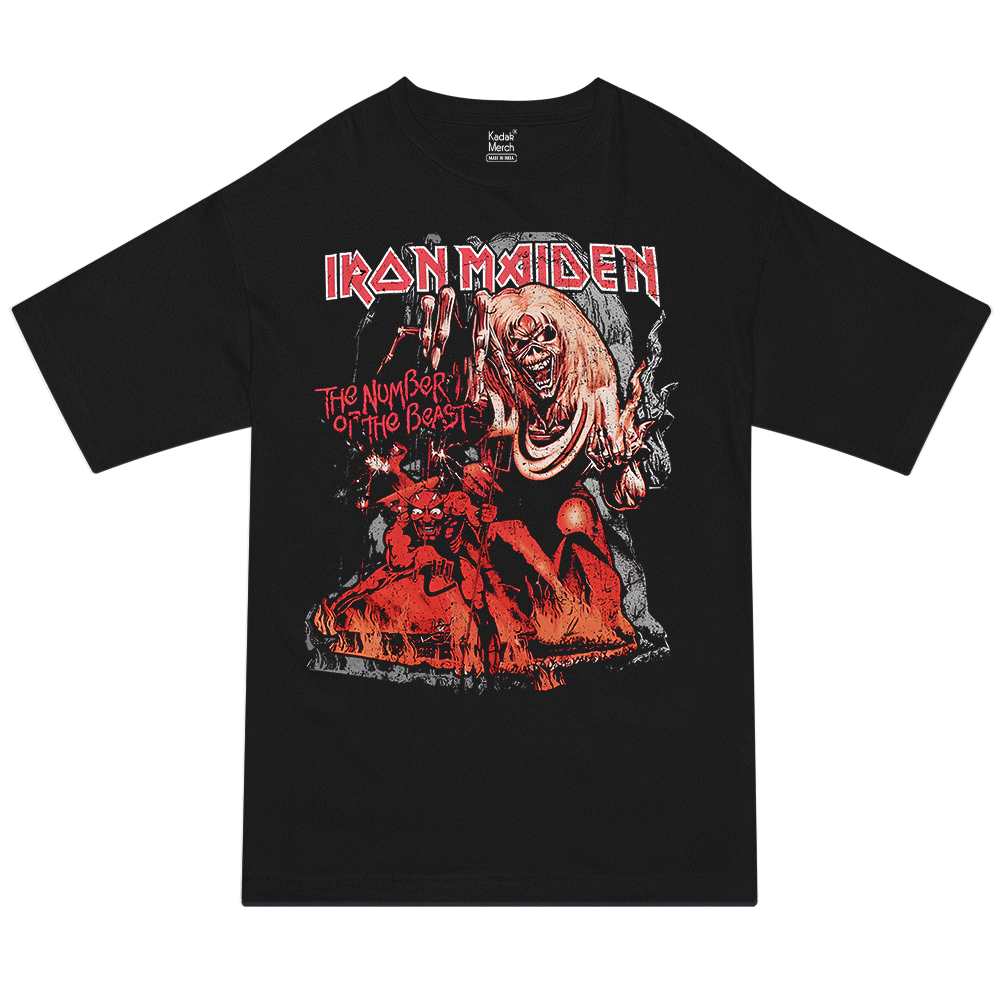 Iron Maiden - The Number of The Beast Oversized T-Shirt