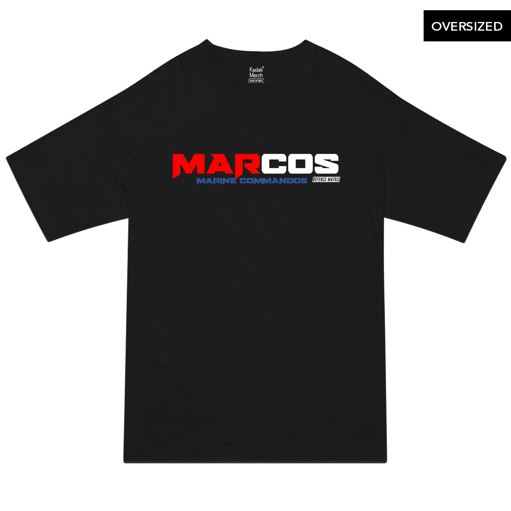 Marcos The Deadliest Creatures In The Ocean Oversized T-Shirt S / Black T-Shirts