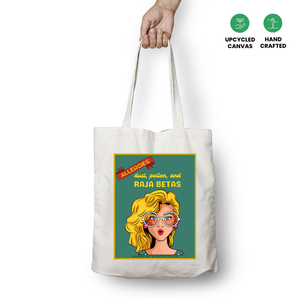 Allergies Poster Tote Bag