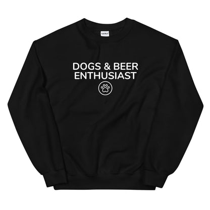 Dogs & Beer Enthusiast Sweatshirt