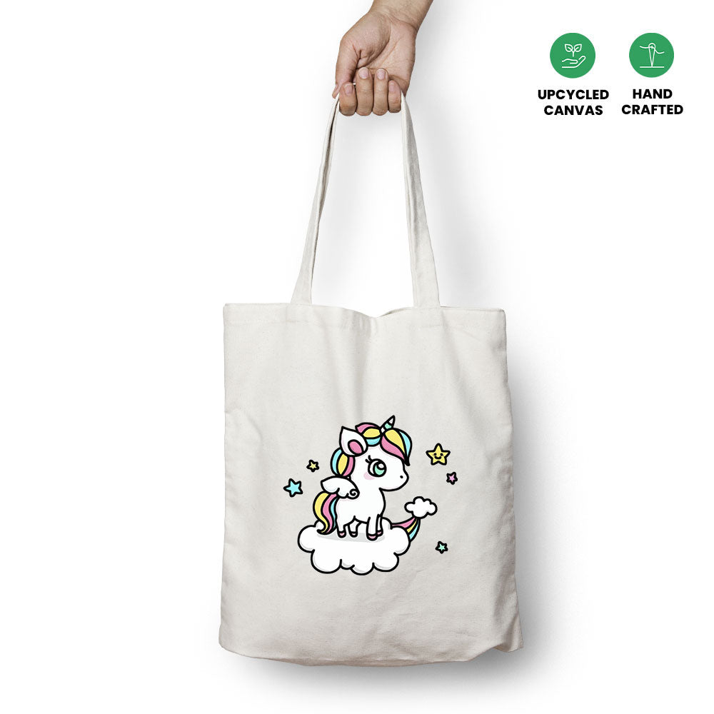 Cloud Surfing Tote Bag