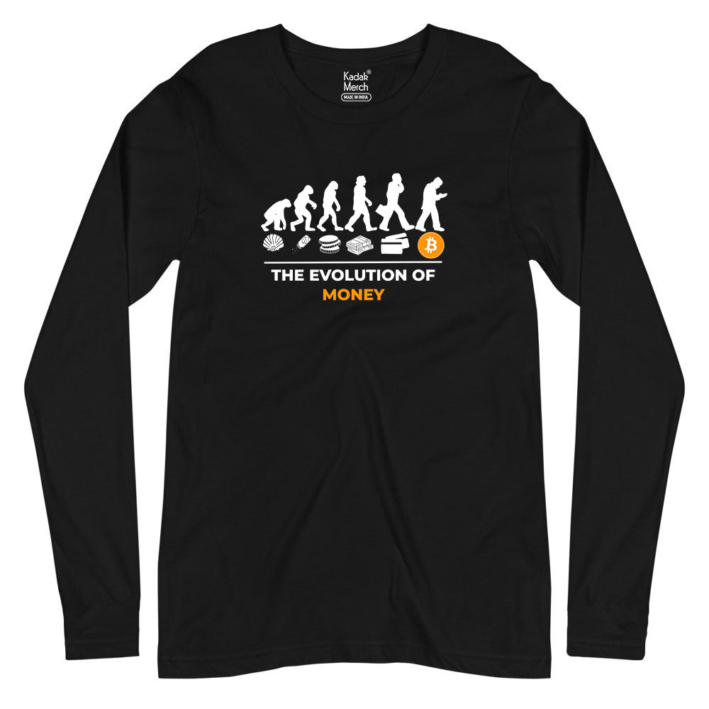 Evolution of Money Full Sleeves T-Shirt