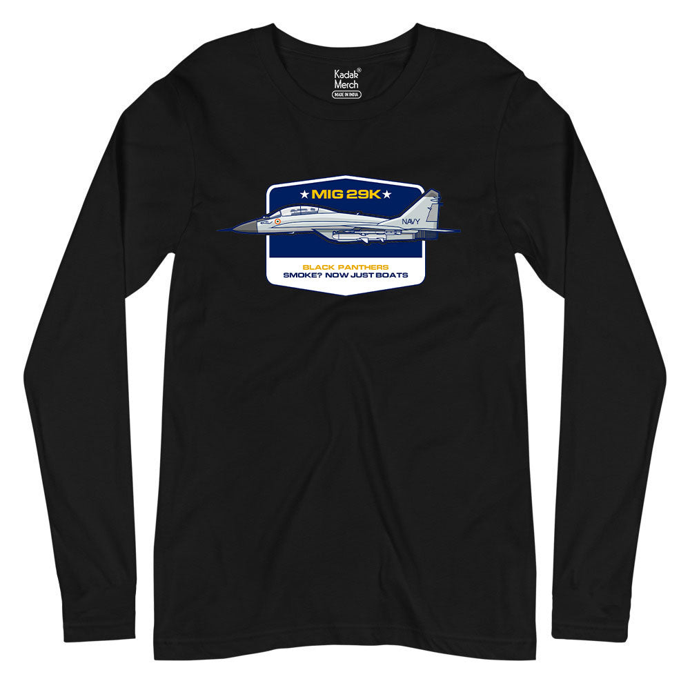 MIG-29K Navy Full Sleeves T-Shirt