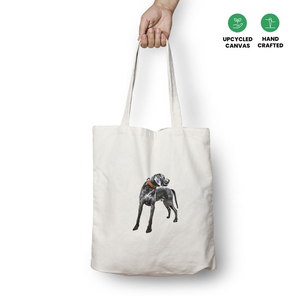 Great Dane Greyscale Tote Bag