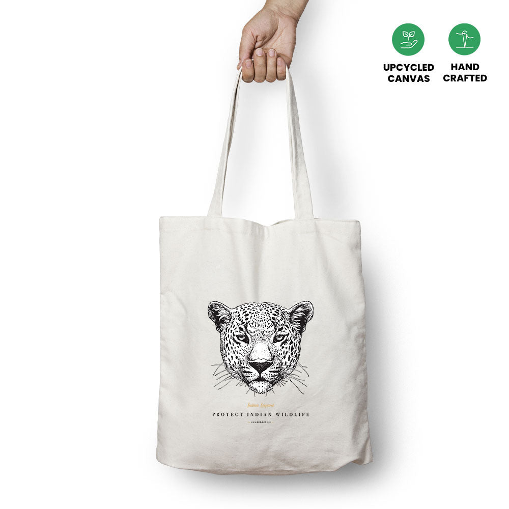 Indian Leopard Tote Bag