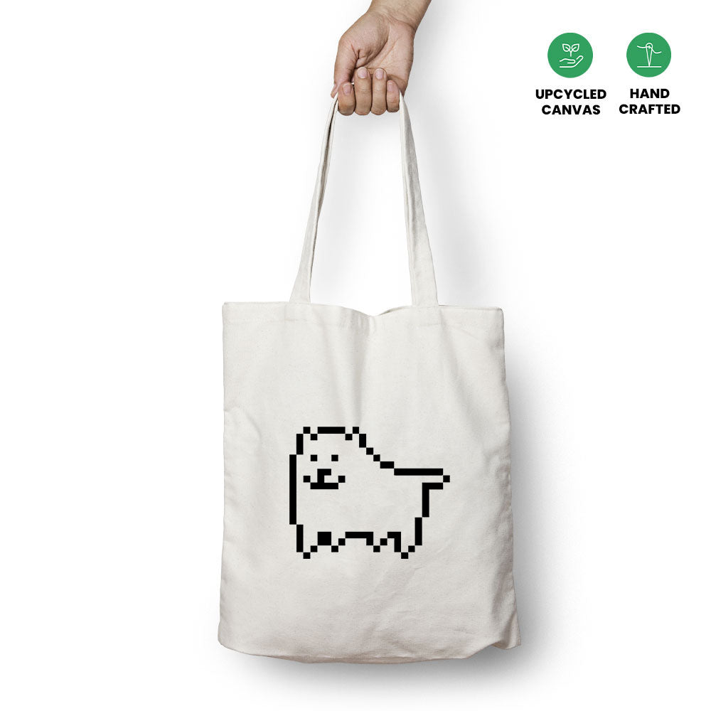 Pixel Pupper Tote Bag