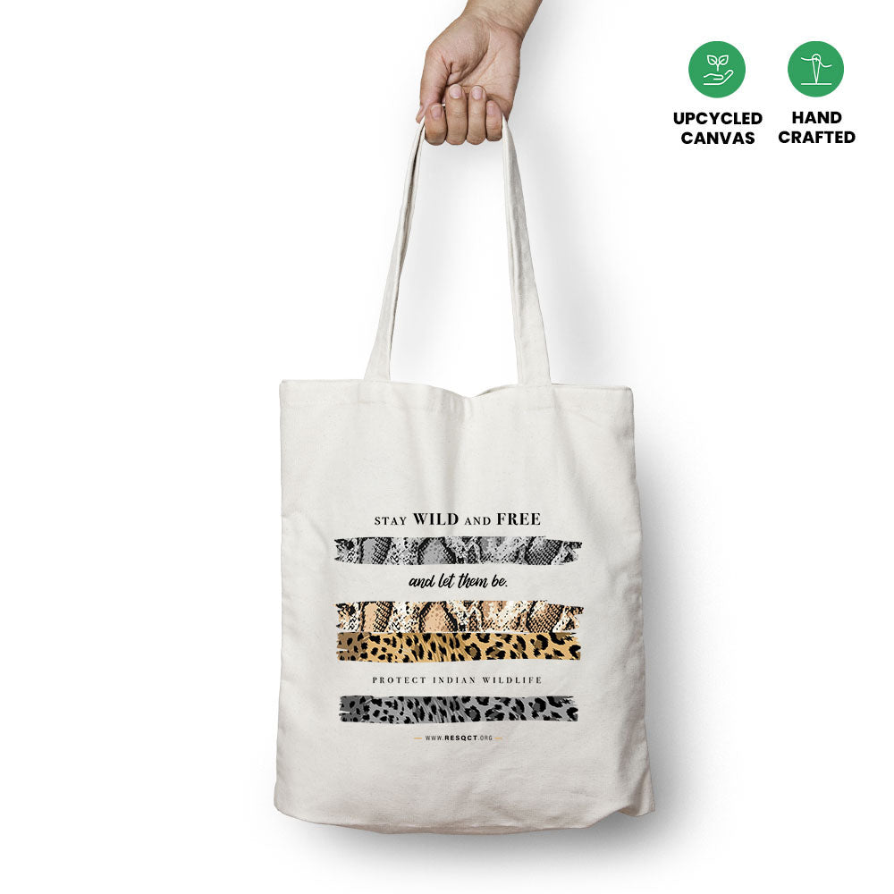 Protect Indian Wildlife Tote Bag