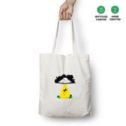 Pupper Abduction Tote Bag