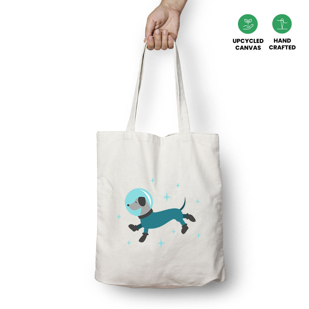 Space Dog Tote Bag