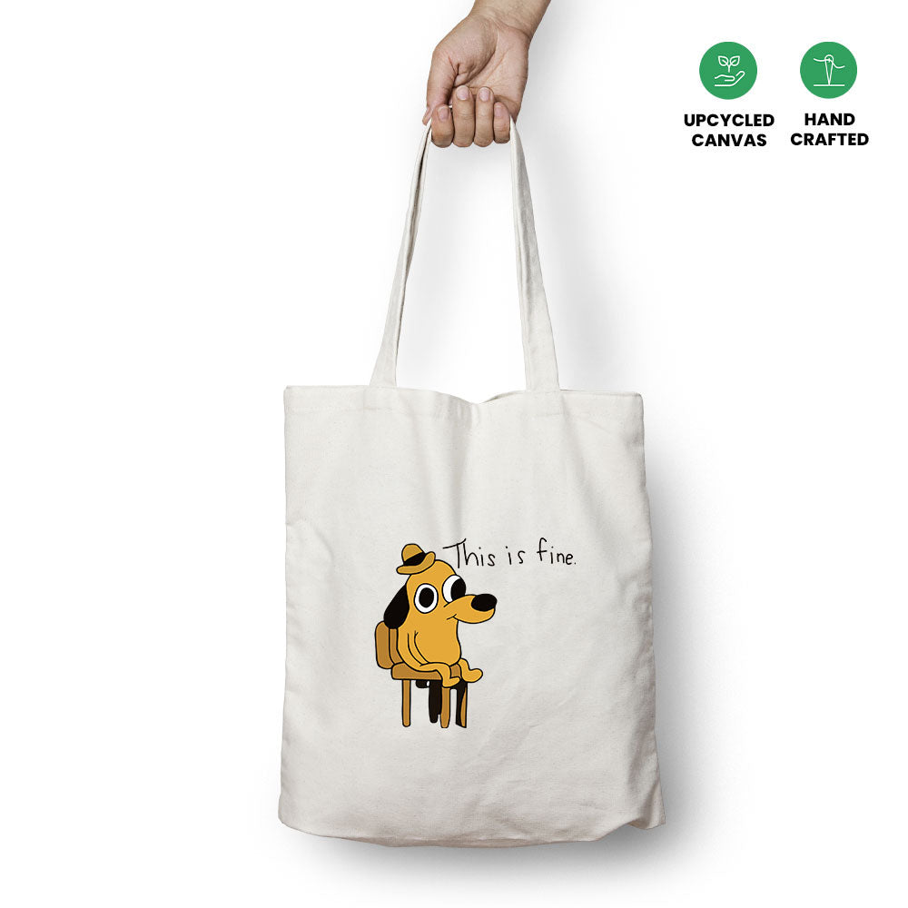 This Is Fine Tote Bag