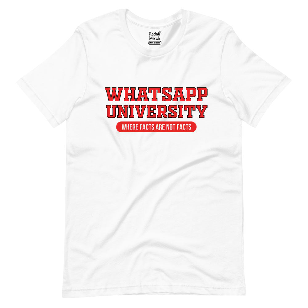 Whatsapp University T-Shirt Xs / White T-Shirts