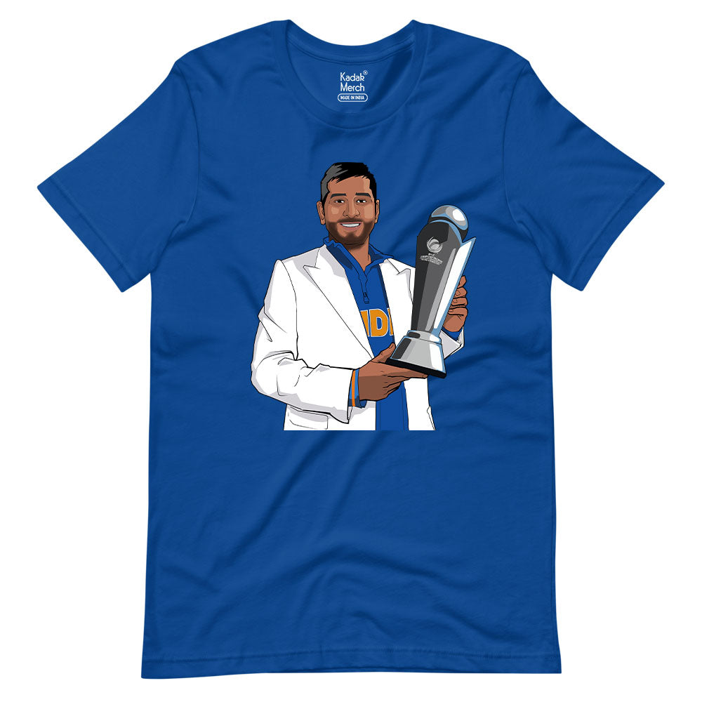 Dhoni Classic Champions Trophy Victory T-Shirt