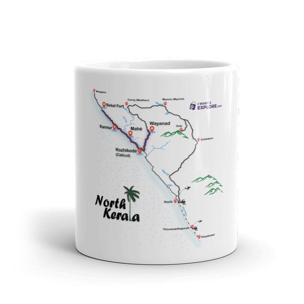 North Kerala Map Mug