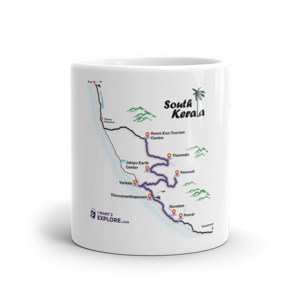 South Kerala Map Mug