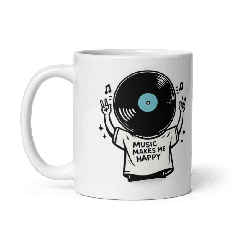 Music Makes Me Happy Mug