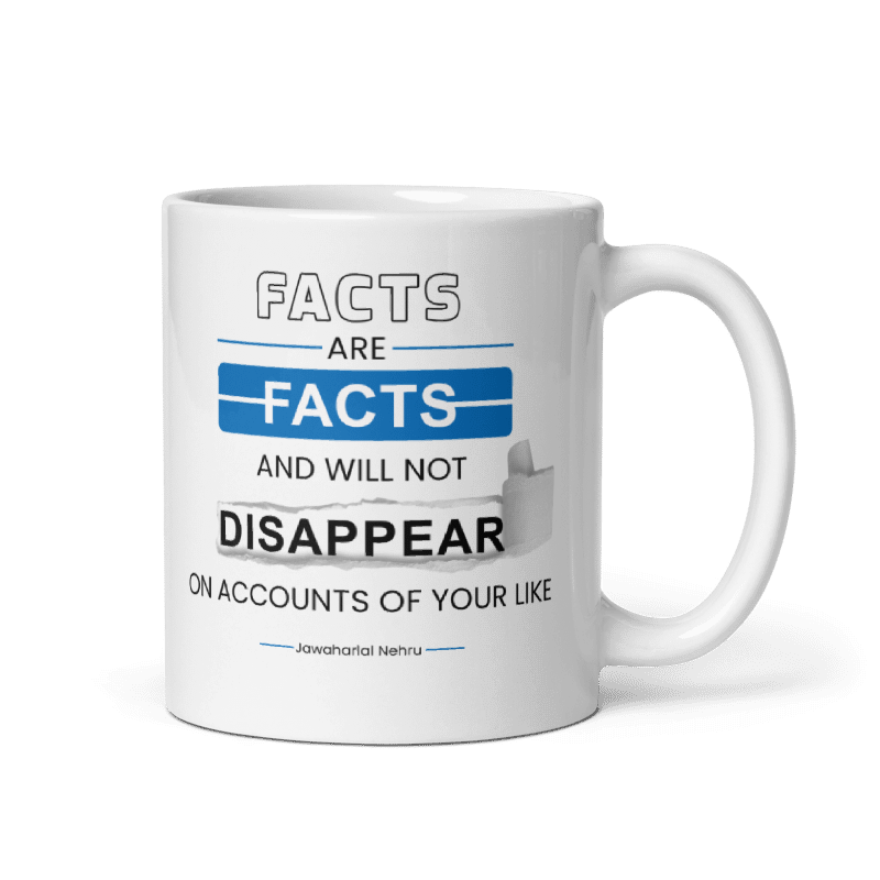 Nehru on Facts Mug