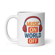 Music On World Off Mug