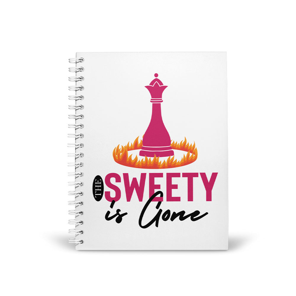 The Sweety is Gone on Fire Notebook