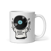 Music Makes Me Happy Mug
