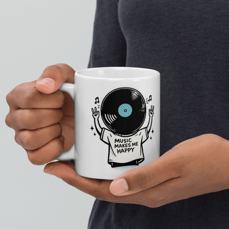 Music Makes Me Happy Mug