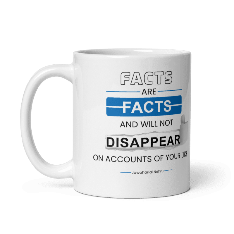 Nehru on Facts Mug