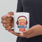 Music On World Off Mug