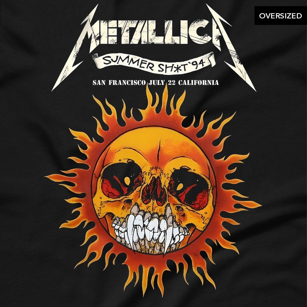 Metallica - Summer 94 California Tour Oversized T-Shirt T-Shirts