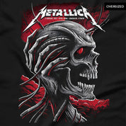 Metallica - Denmark 17 Tour Oversized T-Shirt T-Shirts