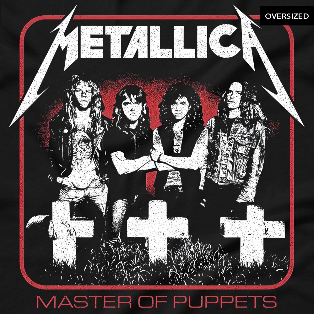 Metallica - Master Of Puppets Oversized T-Shirt T-Shirts