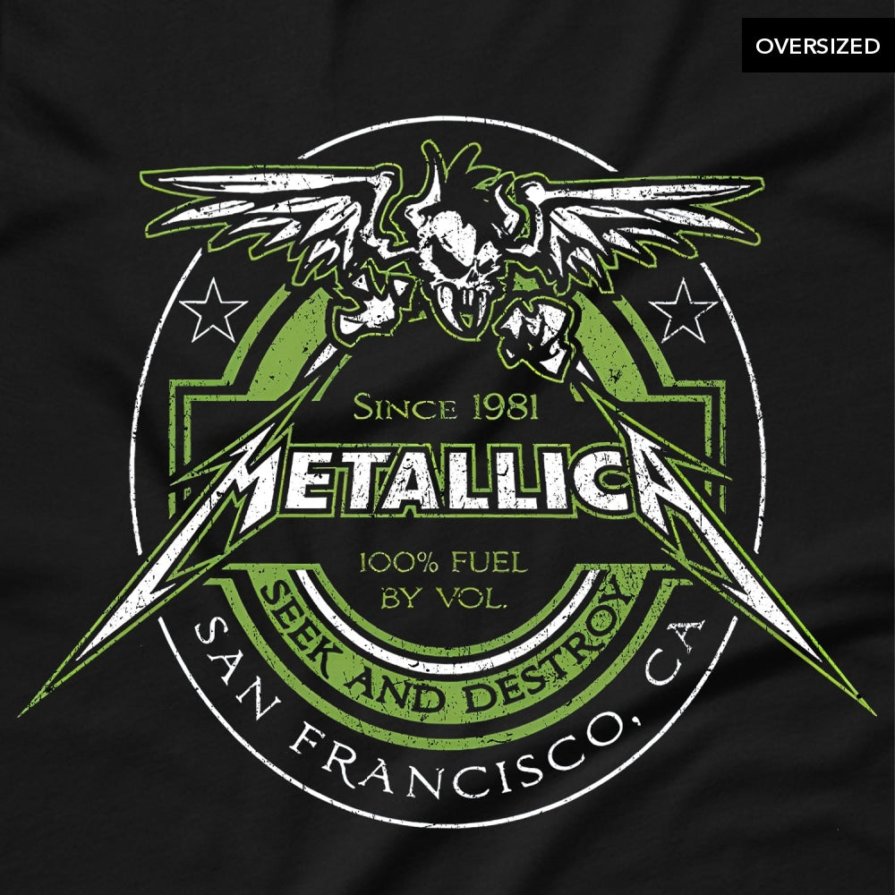 Metallica - Seek And Destroy Oversized T-Shirt T-Shirts