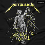 Metallica - And Justice For All Oversized T-Shirt T-Shirts