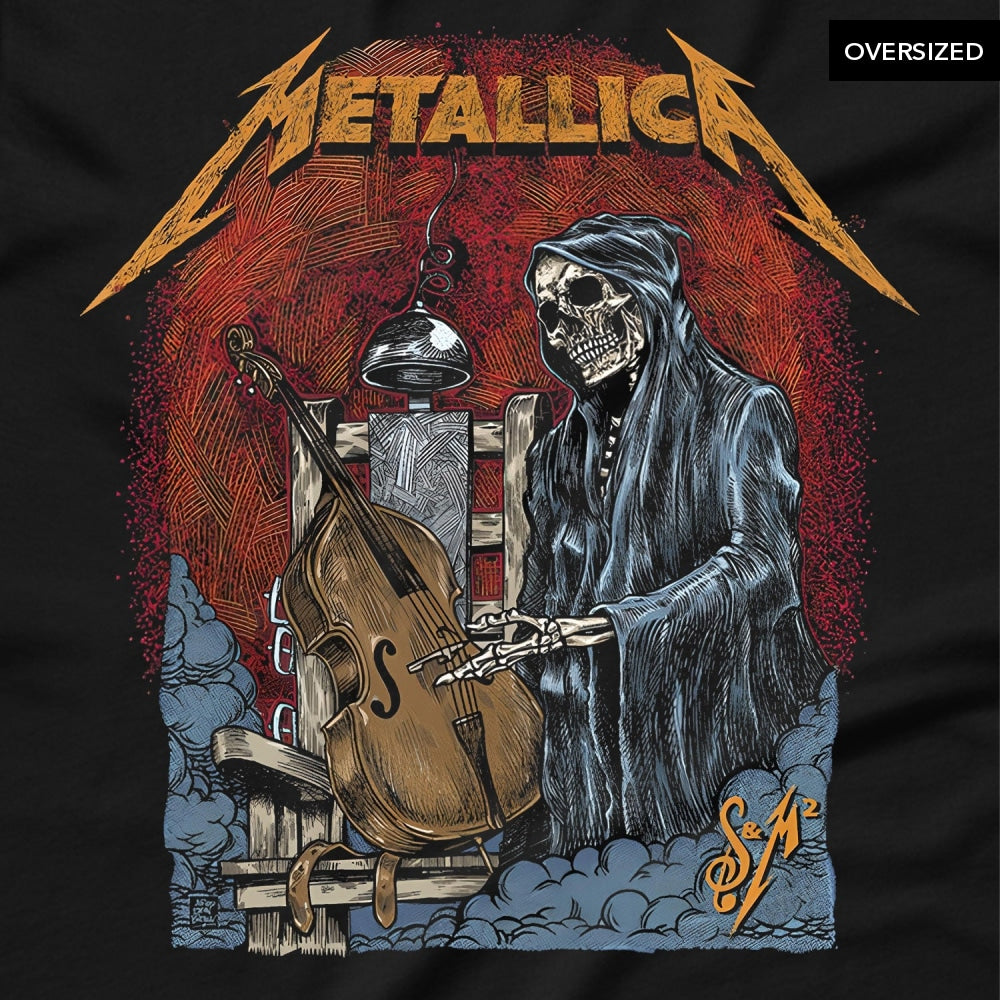 Metallica - Cello Reaper Oversized T-Shirt T-Shirts