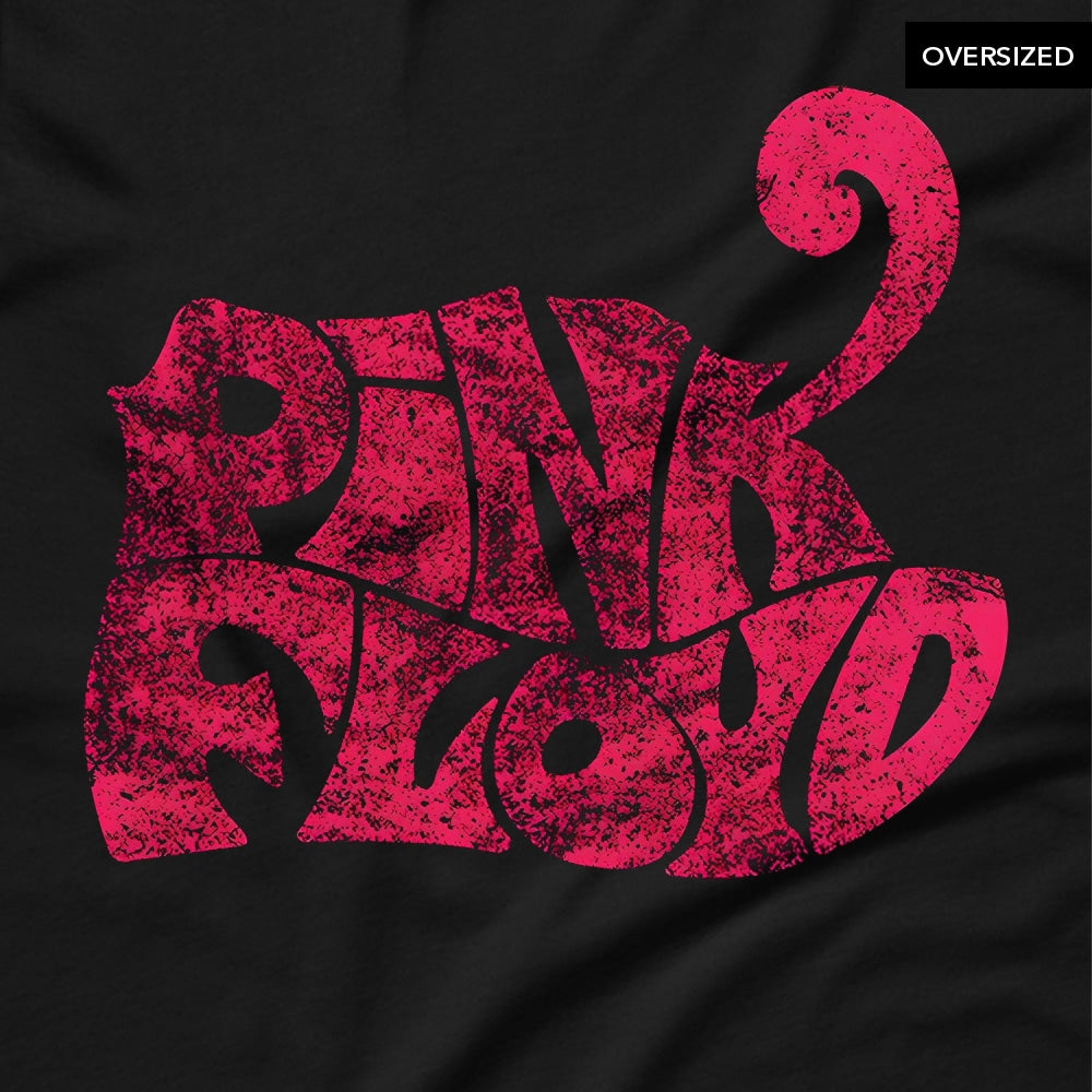 Pink Floyd - Swirl Logo Oversized T-Shirt T-Shirts