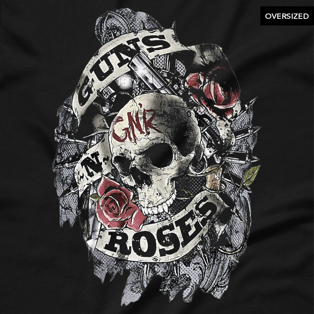 Guns N' Roses Top Hat T-shirt zwart S 100% katoen Band merch, Bands Guns N' Roses Top Hat T-shirt zwart S 100% katoen Band merch, Bands