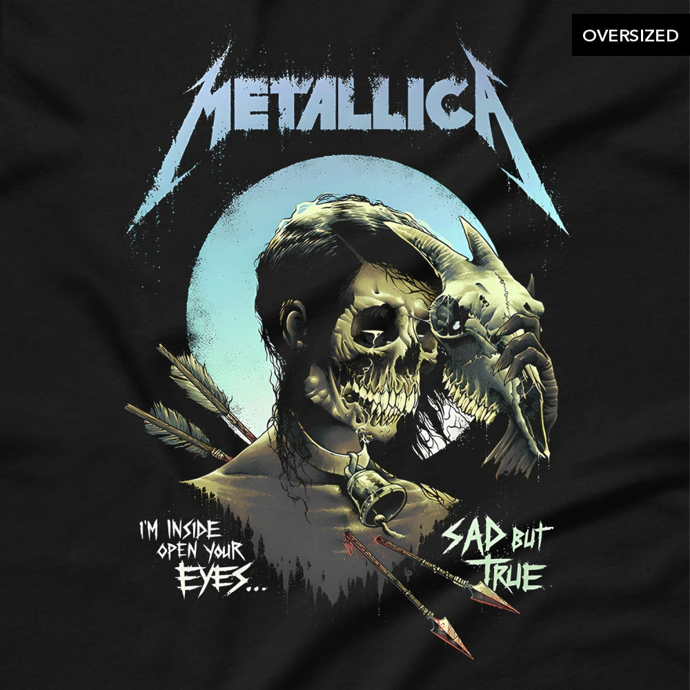 Metallica - Sad But True Oversized T-Shirt T-Shirts