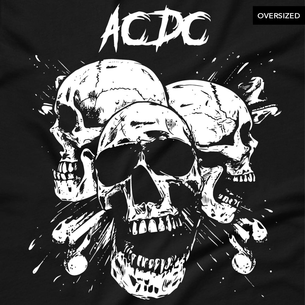 Ac Dc - Dont Kill Me Oversized T-Shirt T-Shirts