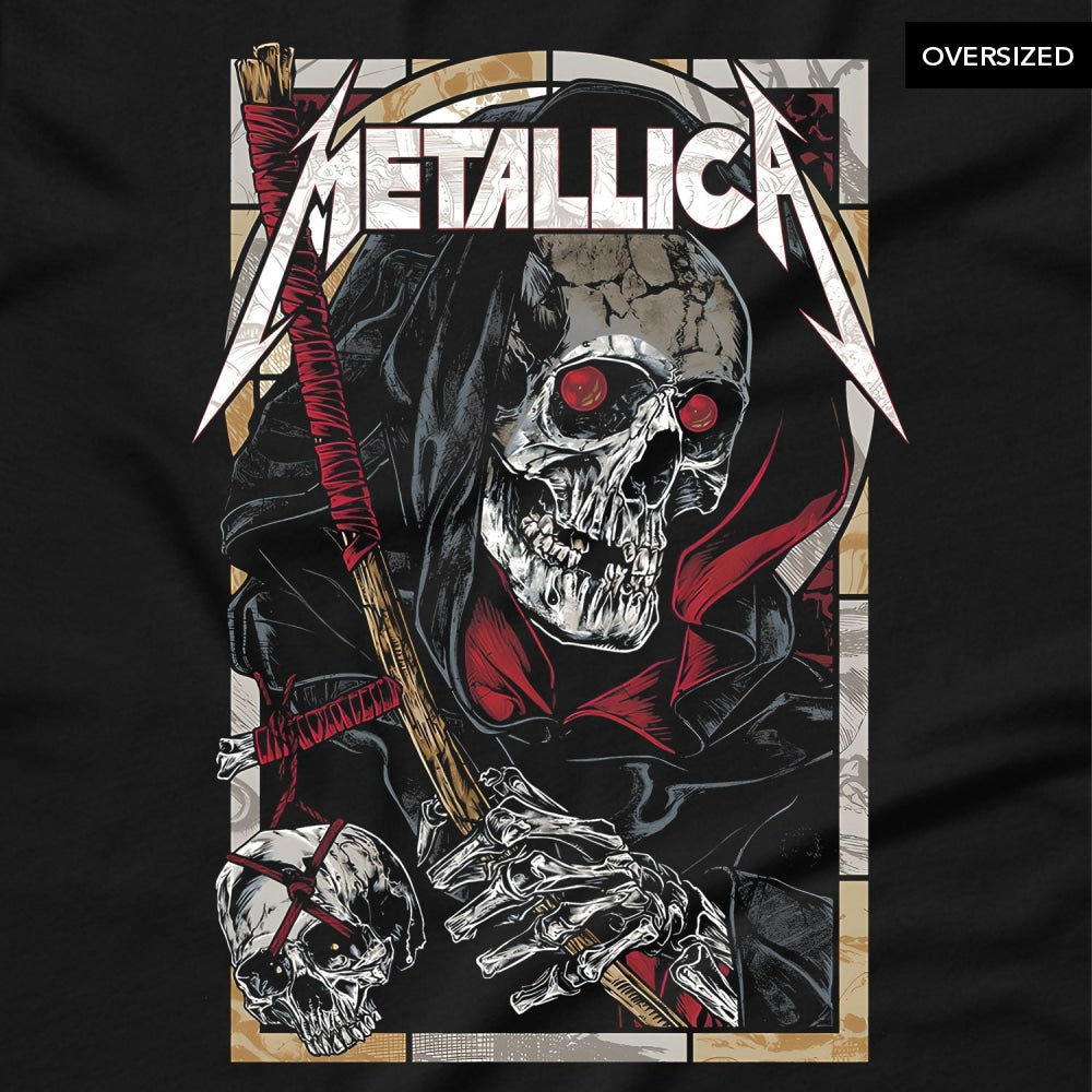 Metallica - Death Reaper Oversized T-Shirt T-Shirts
