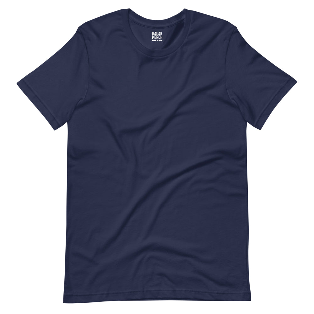 100% Cotton Basics T-Shirt - Navy Blue