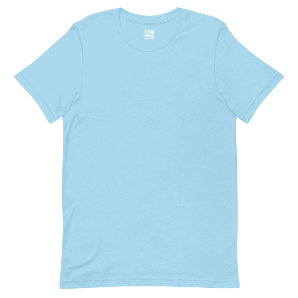 100% Cotton Basics T-Shirt - Ocean Blue