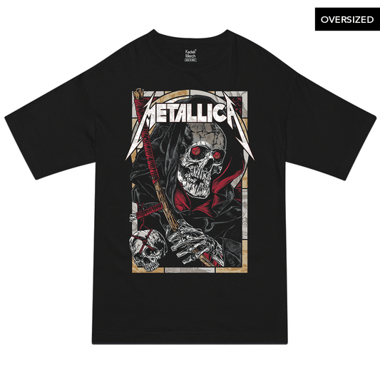 Metallica - Death Reaper Oversized T-Shirt S / Black T-Shirts