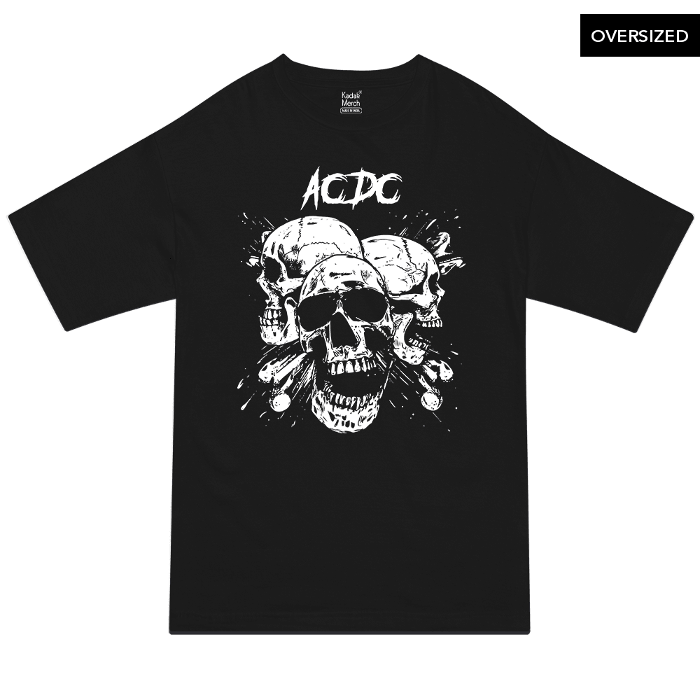 Ac Dc - Dont Kill Me Oversized T-Shirt Xs / Black T-Shirts