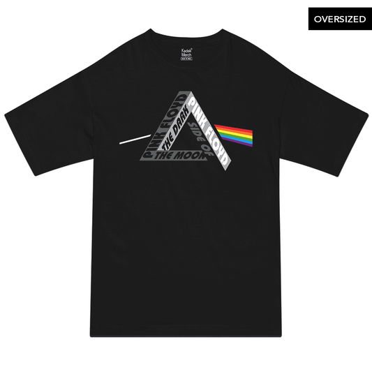 Pink Floyd - Escher Oversized T-Shirt S / Black T-Shirts