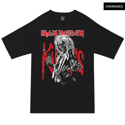 Iron Maiden - Killers Eddie Graphic Oversized T-Shirt Xs / Black T-Shirts