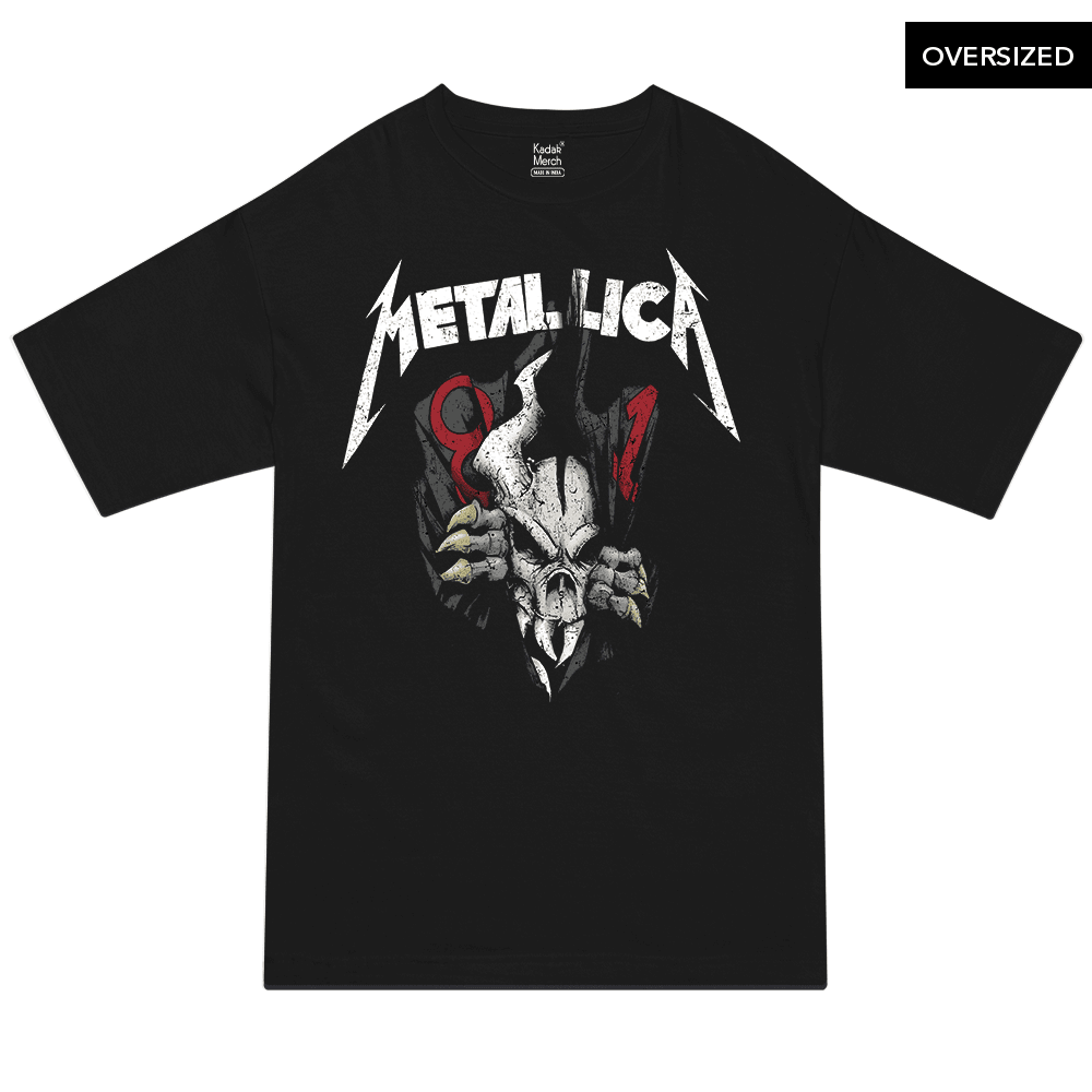 Metallica - Rippar Oversized T-Shirt S / Black T-Shirts