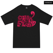 Pink Floyd - Swirl Logo Oversized T-Shirt S / Black T-Shirts