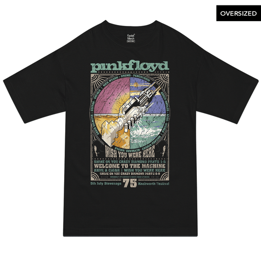 Pink Floyd - Wish Oversized T-Shirt S / Black T-Shirts