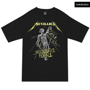 Metallica - And Justice For All Oversized T-Shirt S / Black T-Shirts